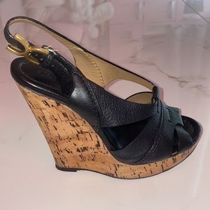 Chloe cork wedge